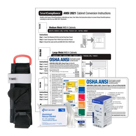 Acme United First Aid Only SmartCompliance 2021 Conversion Kit, ANSI Compliant, Class B 91366